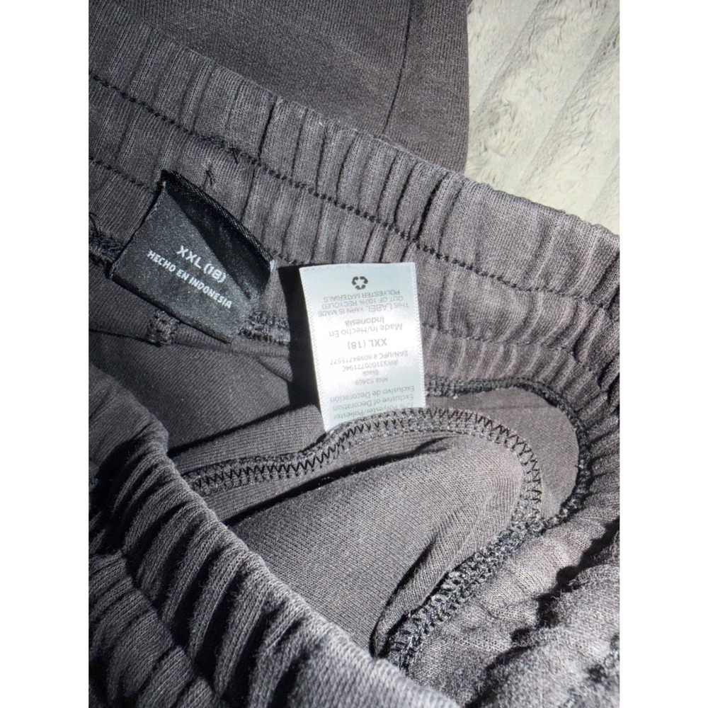 Athletic Works Boys Black Cargo Jogger Pants Sweatpants XXL 18 AW33100077219MC - Picture 3 of 6